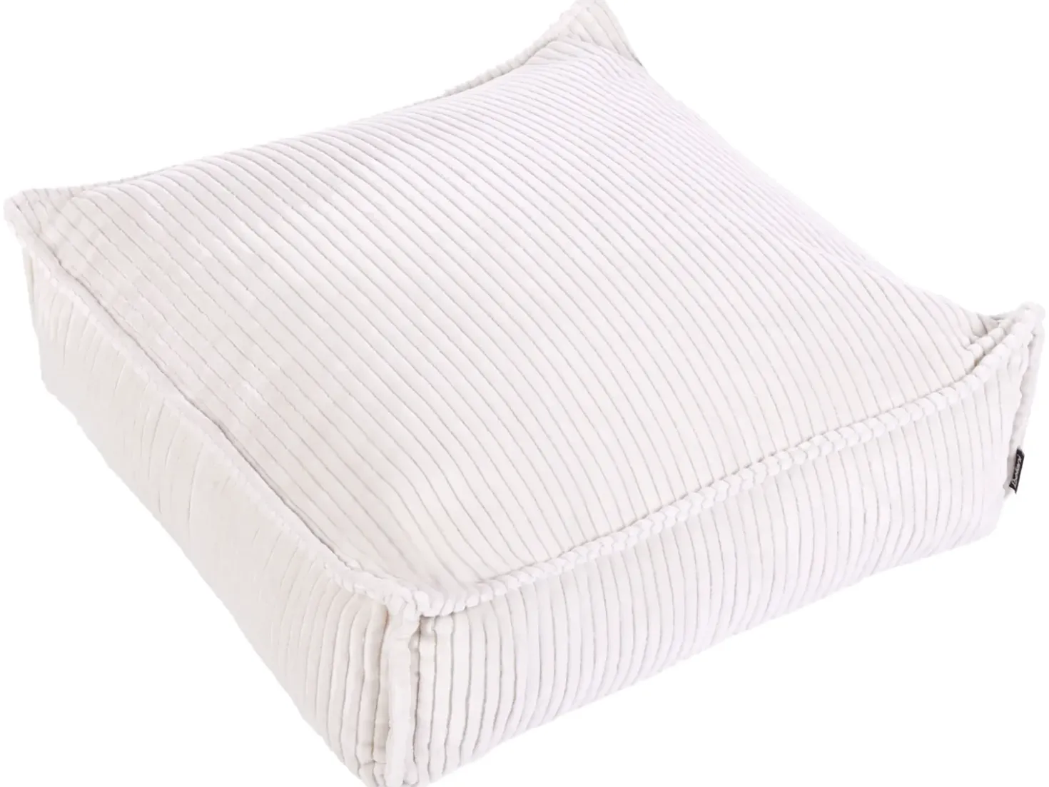 Pouf ALLOZAI Velluto Beige chiaro