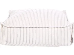 Pouf ALLOZAI Velluto Beige chiaro