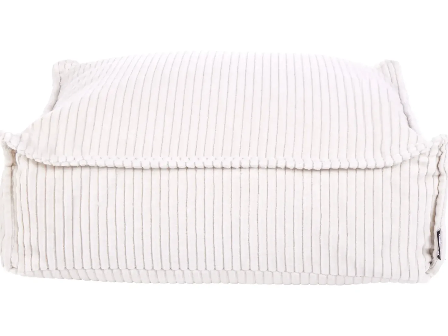 Pouf ALLOZAI Velluto Beige chiaro