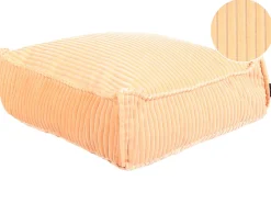 Pouf ALLOZAI Velluto Rosa pesca