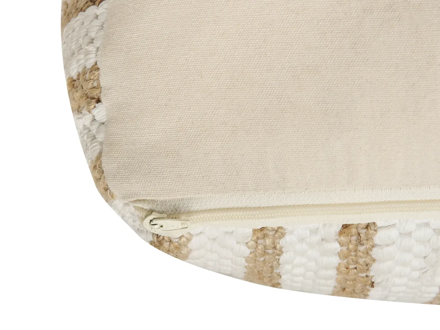 Pouf ALMATTI Tessuto Beige