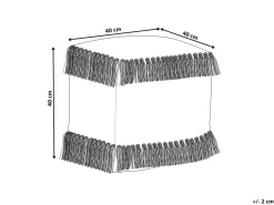 Pouf ALUPOLA Iuta Beige