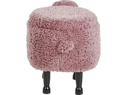 Pouf animaletto contenitore SHEEP Tessuto Rosa Pecora