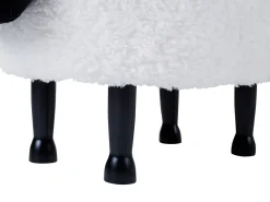 Pouf animaletto contenitore SHEEP Tessuto Bianco Pecora