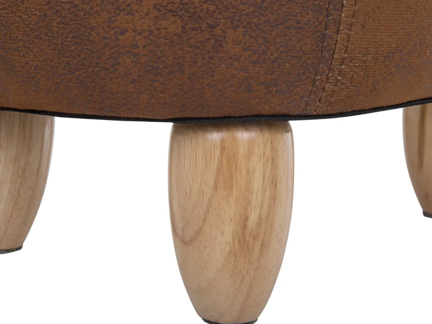 Pouf animaletto contenitore COW Pelle sintetica Marrone chiaro Mucca