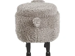 Pouf animaletto contenitore SHEEP Tessuto Grigio Pecora