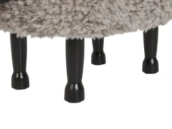 Pouf animaletto contenitore SHEEP Tessuto Grigio Pecora