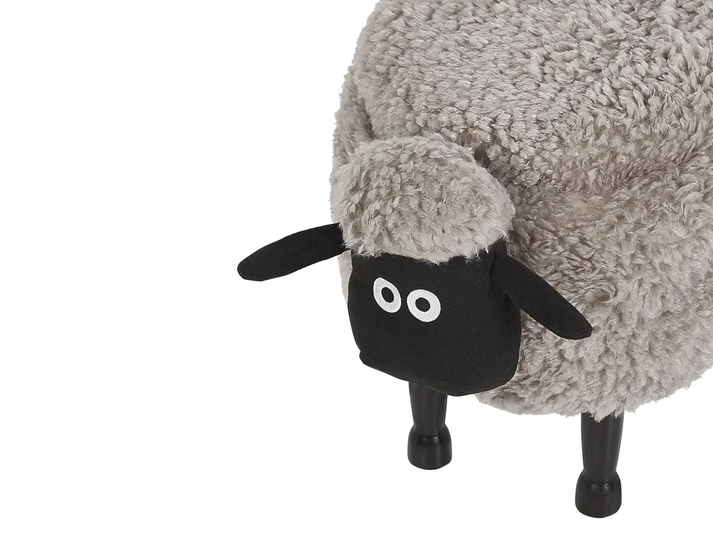 Pouf animaletto contenitore SHEEP Tessuto Grigio Pecora