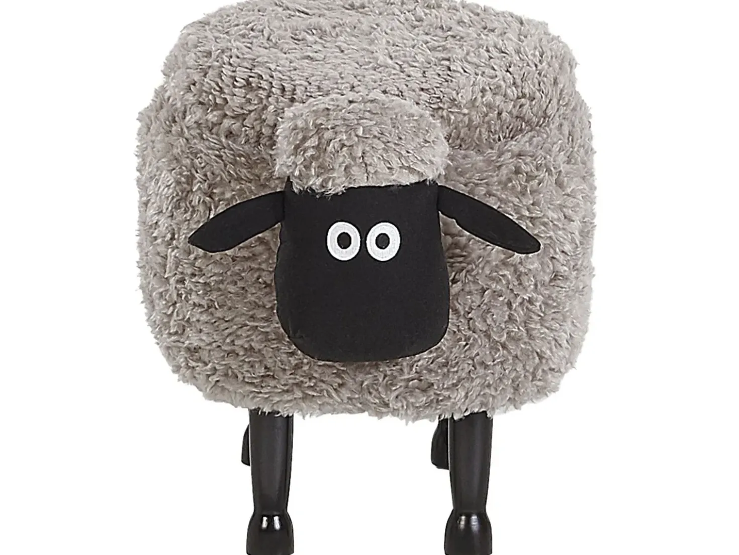 Pouf animaletto contenitore SHEEP Tessuto Grigio Pecora