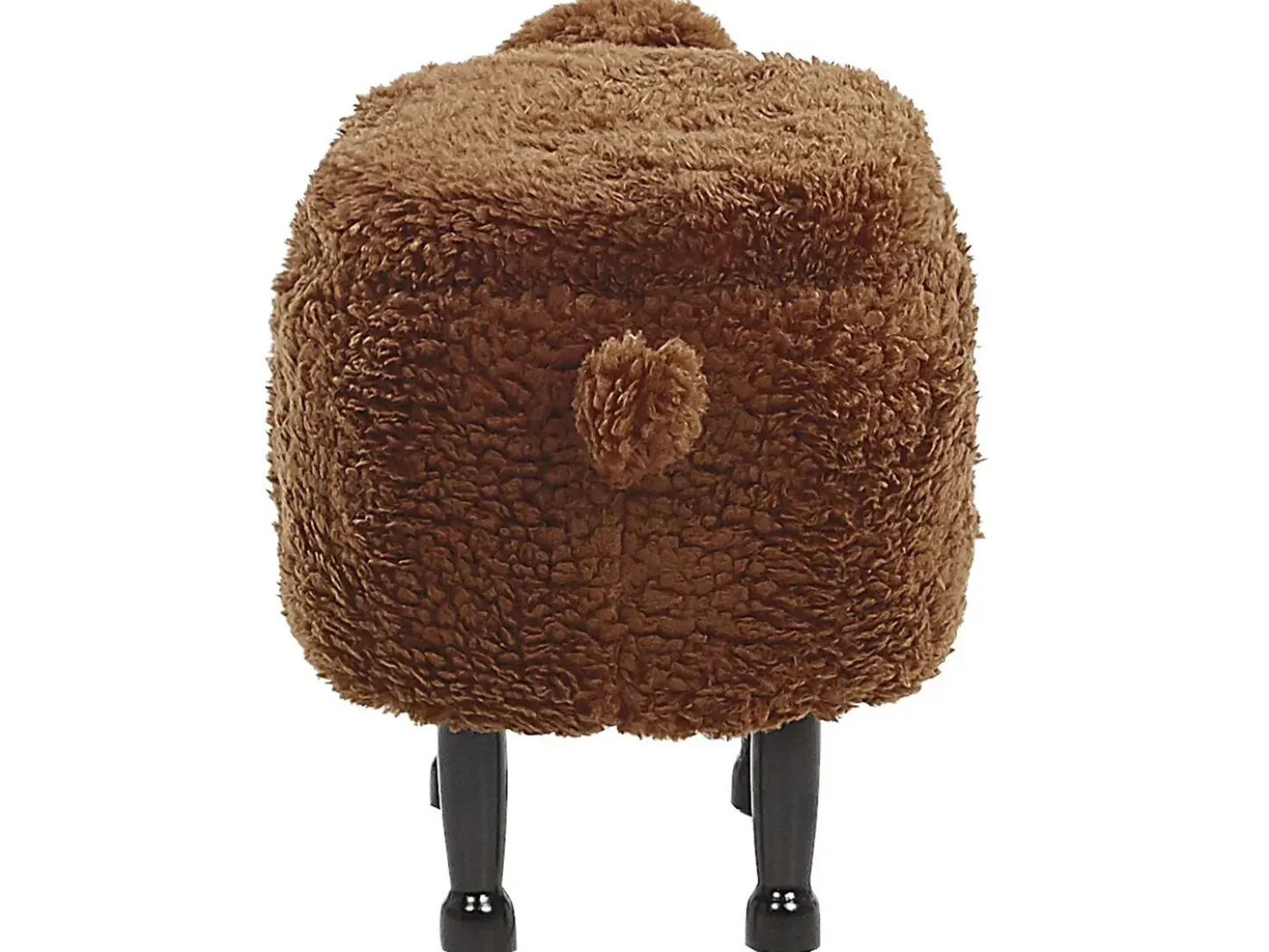 Pouf animaletto contenitore SHEEP Tessuto Marrone Pecora