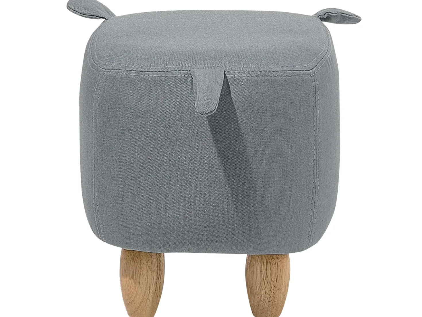 Pouf animaletto PIGGY Tessuto Grigio chiaro Maiale