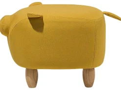 Pouf animaletto PIGGY Tessuto Giallo Maiale