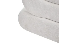 Pouf ARCADIA Ciniglia Bianco sporco
