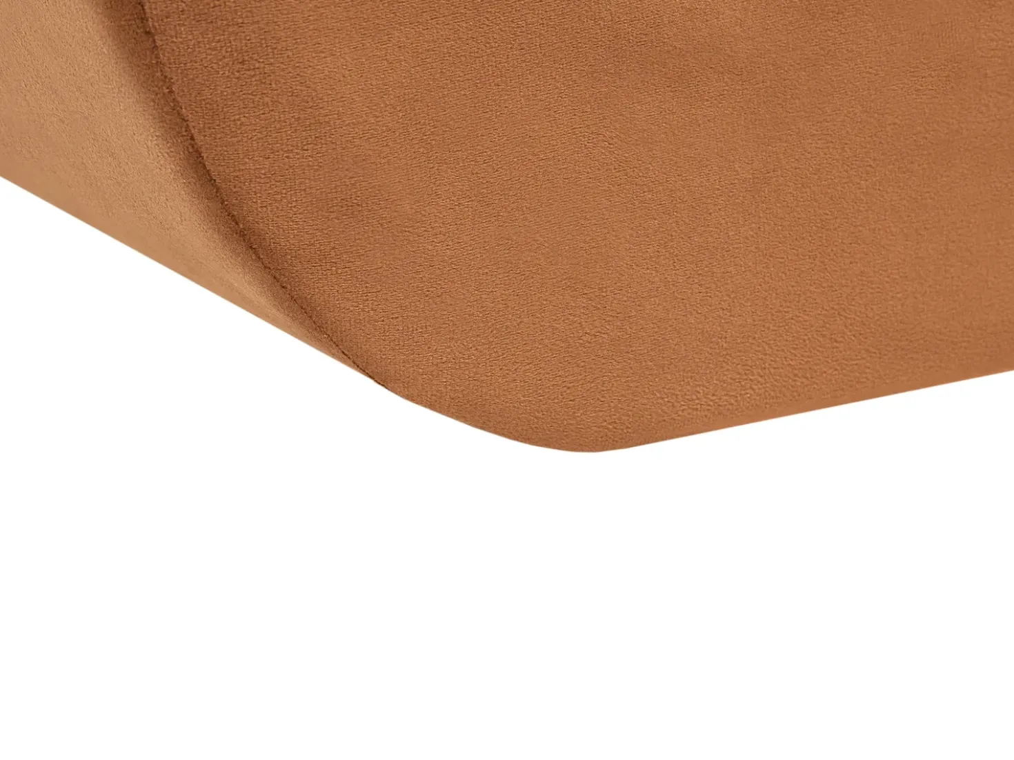 Pouf ARCADIA Velluto Marrone dorato