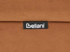 Pouf ARCADIA Velluto Marrone dorato