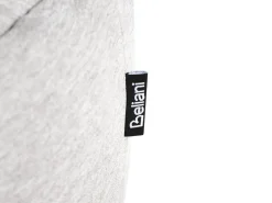 Pouf ARCHIE Lino sintetico Grigio