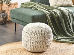 Pouf ARPATU Cotone Beige chiaro