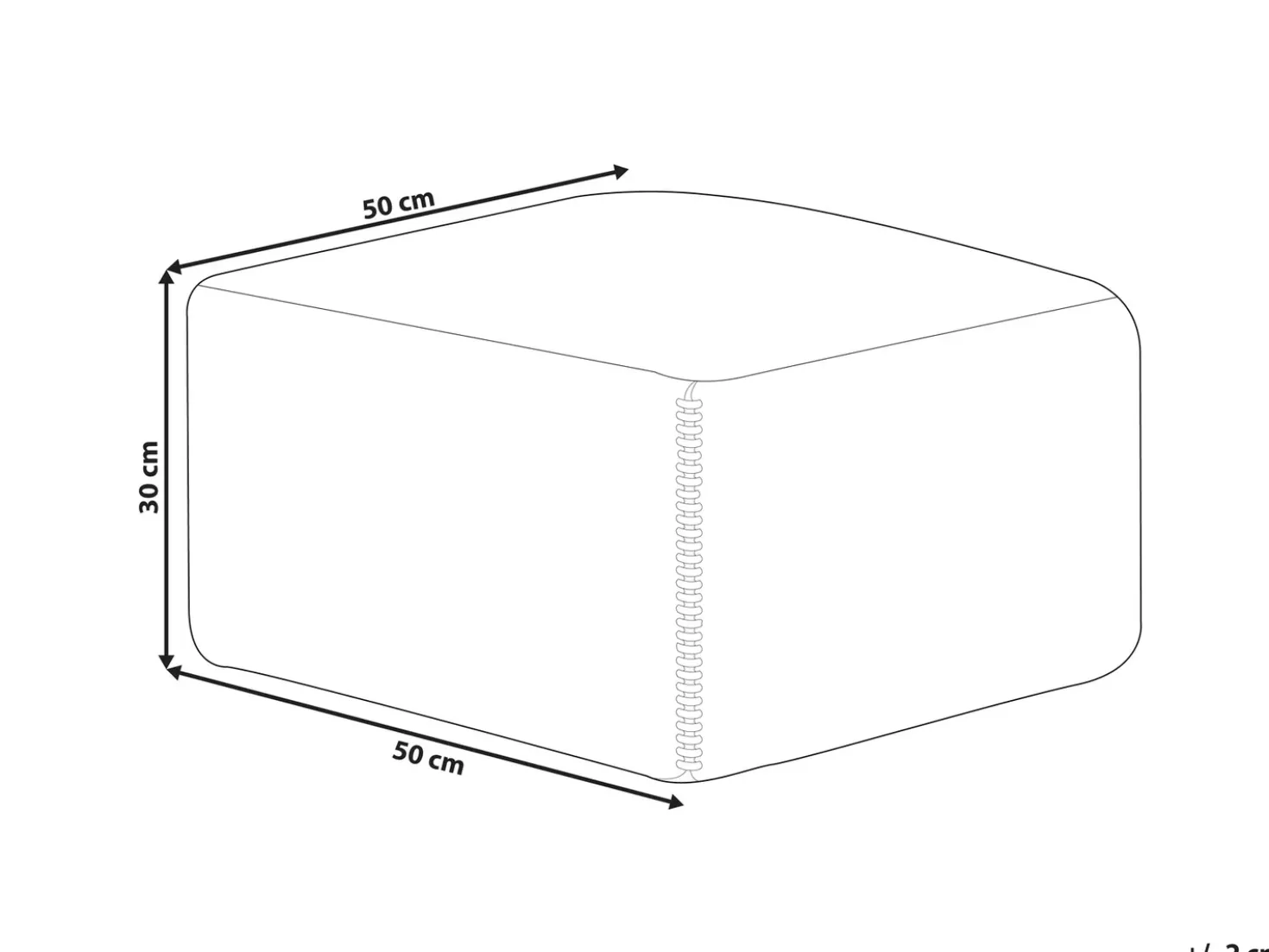 Pouf ARVEN Iuta Multicolore
