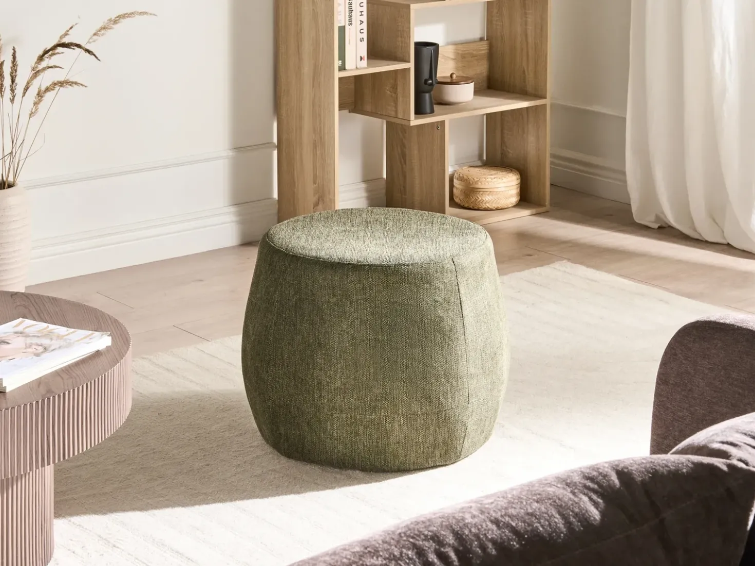 Pouf ASHTON Verde scuro