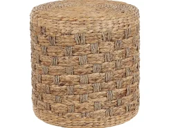Pouf BASSLET Vimini Beige