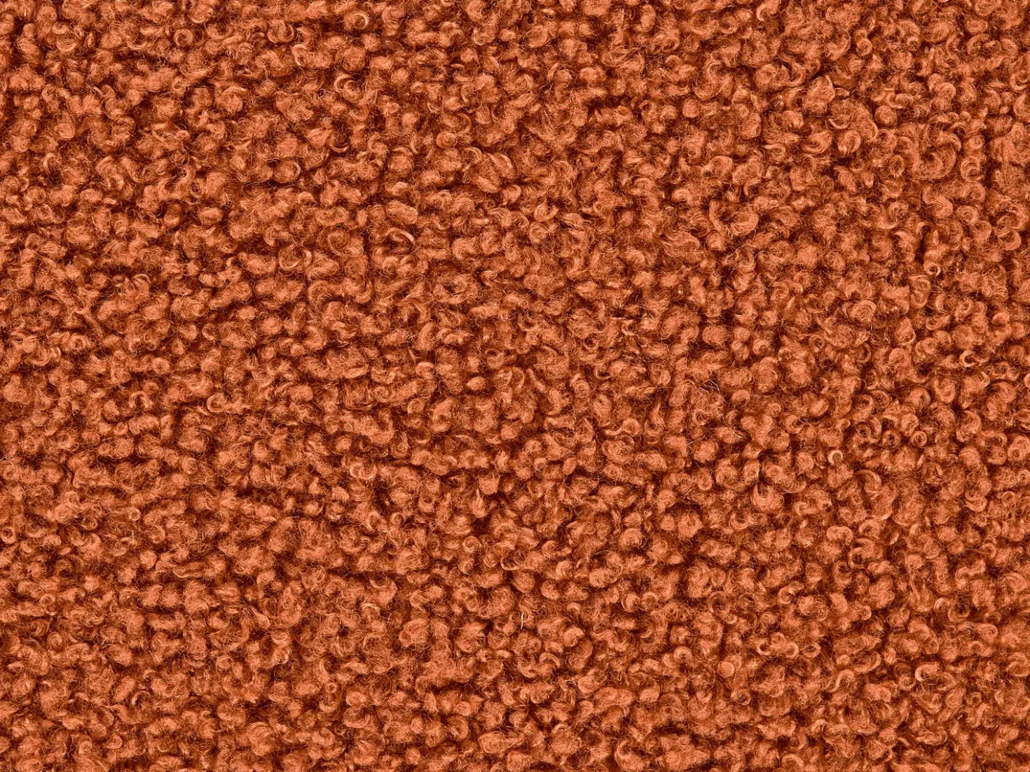 Pouf BEAUFORT Bouclé Marrone
