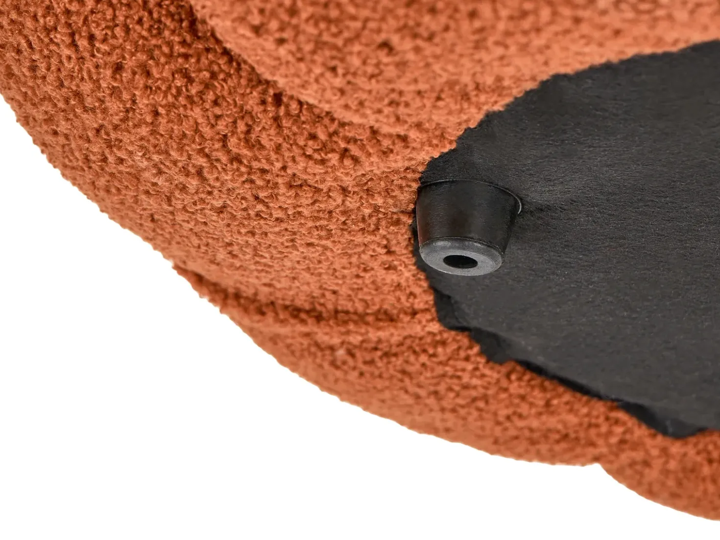 Pouf BEAUFORT Bouclé Marrone