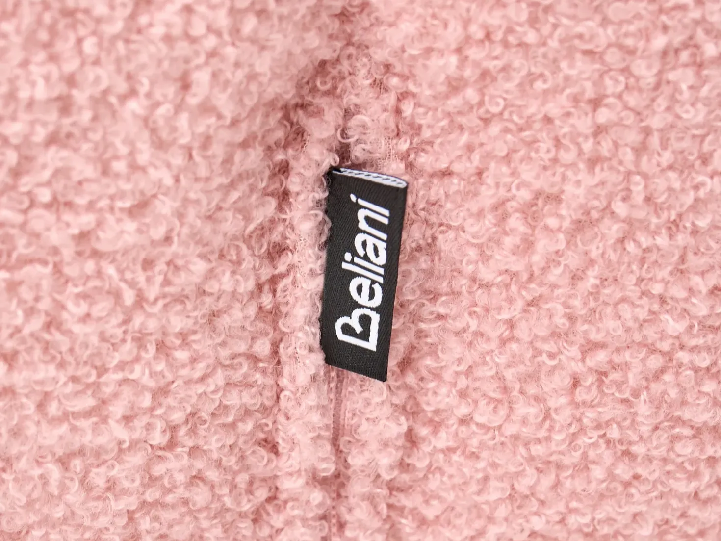Pouf BEAUFORT Bouclé Rosa