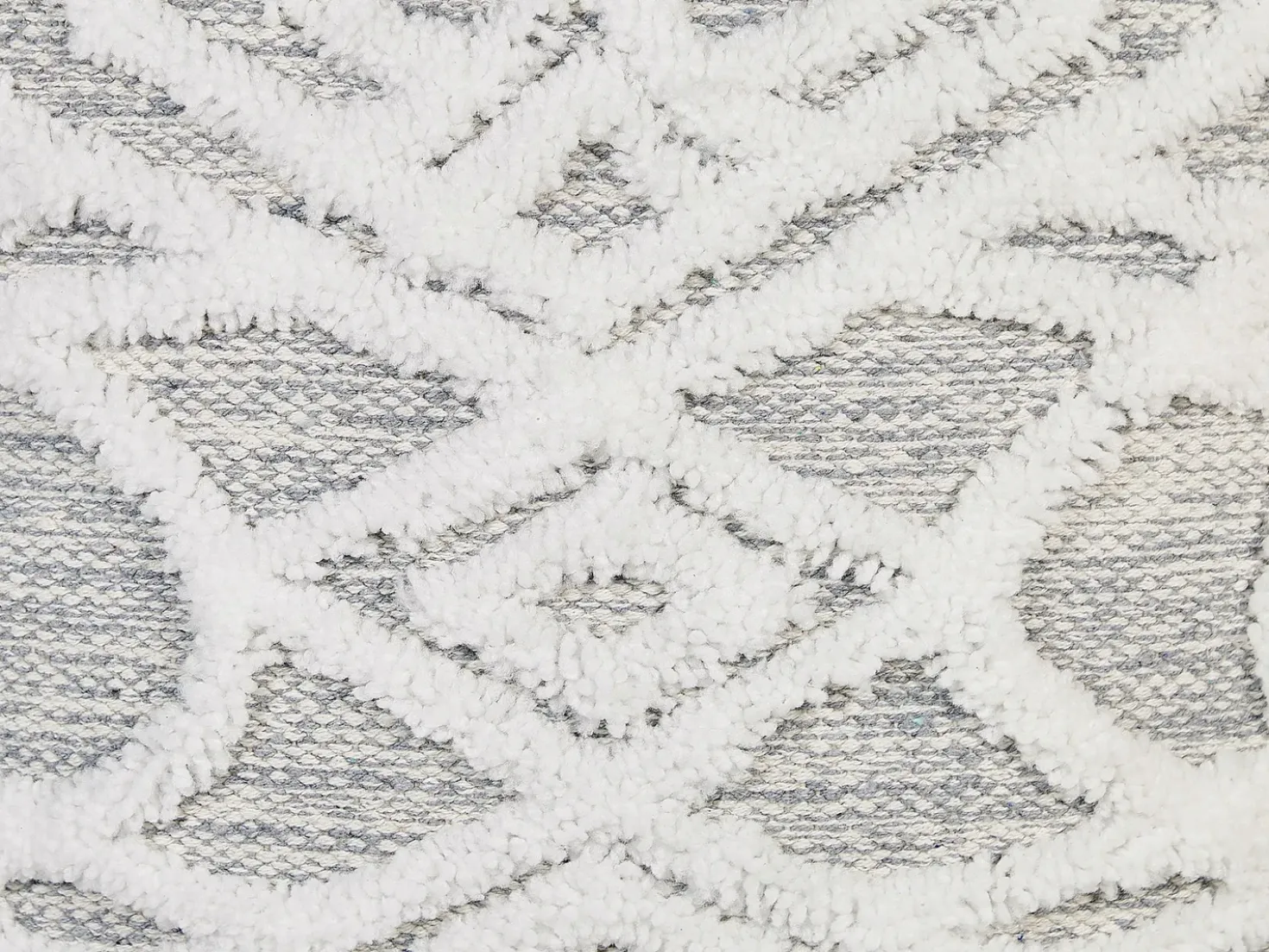Pouf BHILWARA Cotone Grigio