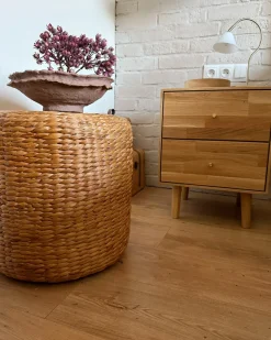 Pouf BICHIR Giacinto d'acqua Beige