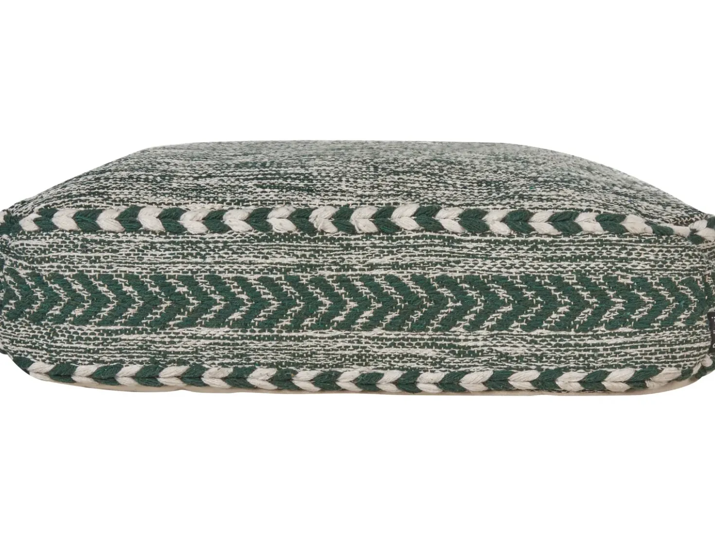 Pouf BIRCH Cotone Verde scuro