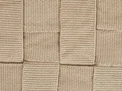 Pouf BODLA Materiale sintetico Beige