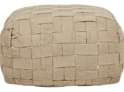 Pouf BODLA Materiale sintetico Beige