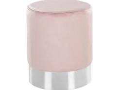 Pouf BRIGITTE Velluto Rosa pastello