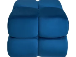 Pouf CALIENTE Velluto Blu marino