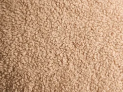 Pouf CARRINGTON Bouclé Beige