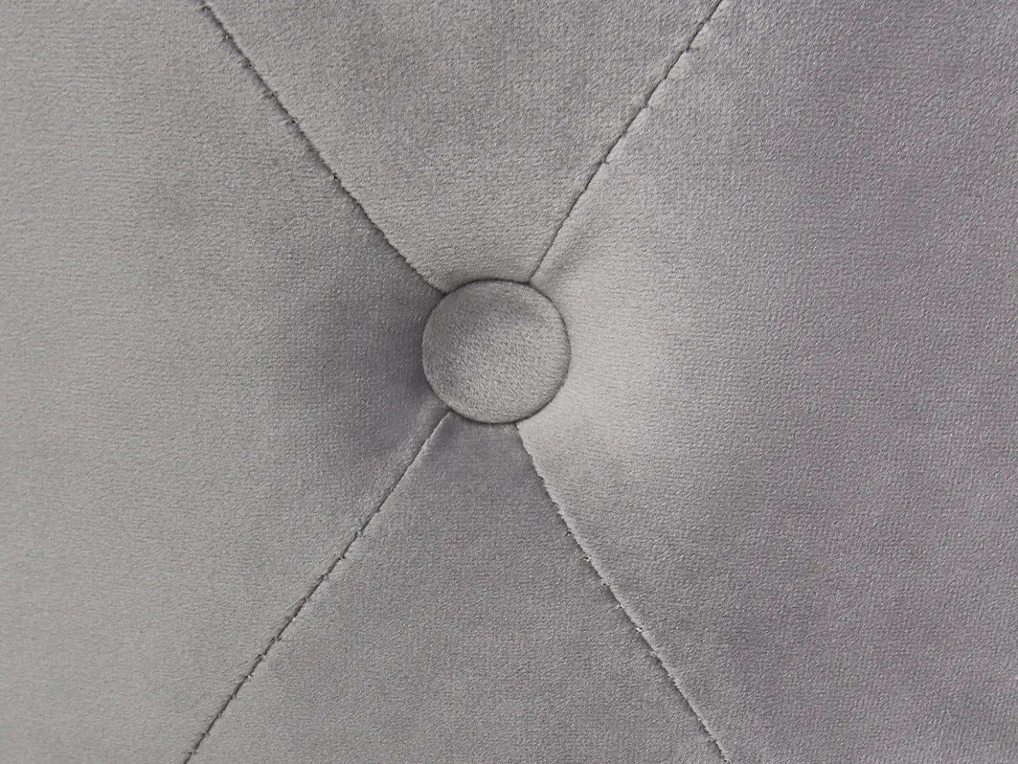 Pouf CARROLLTON Velluto Grigio chiaro