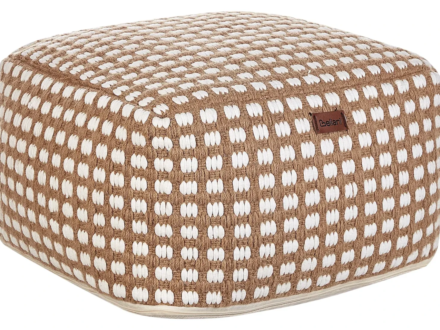 Pouf CHILAR Cotone Beige