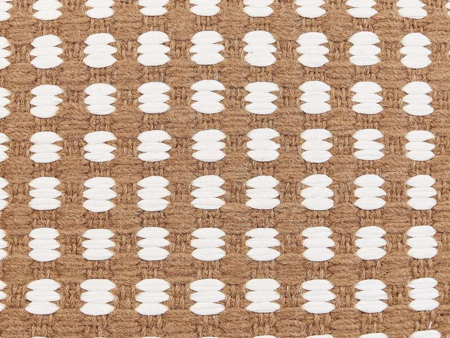 Pouf CHILAR Cotone Beige