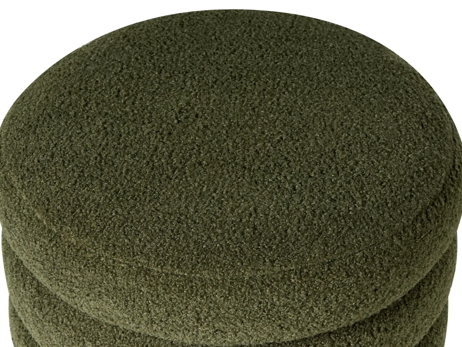 Pouf CHILLY Bouclé Verde
