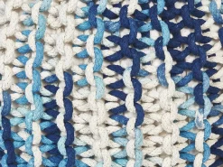 Pouf CONRAD Cotone Blu