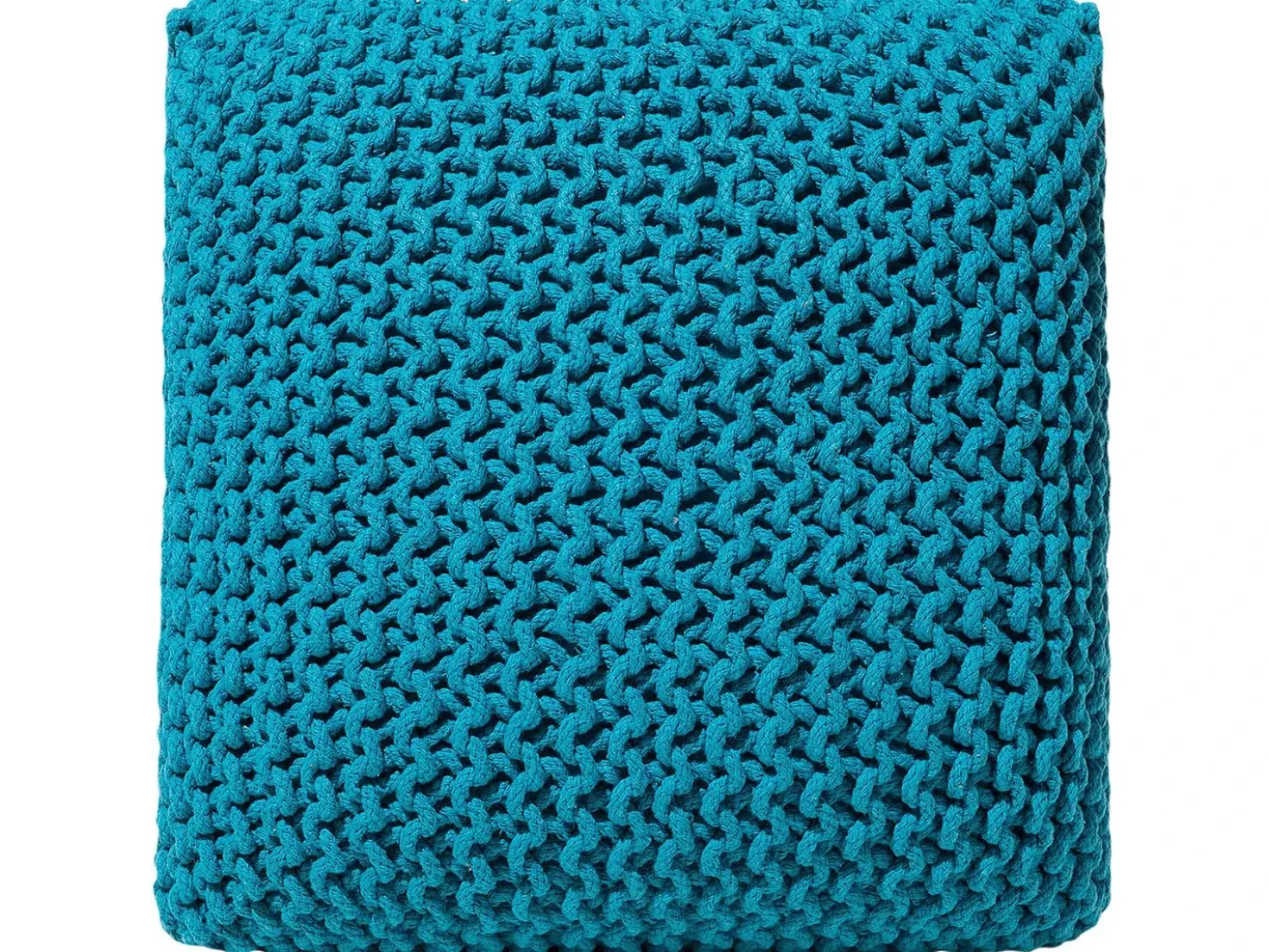 Pouf CONRAD Cotone Blu oltremare