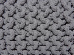 Pouf CONRAD Cotone Grigio