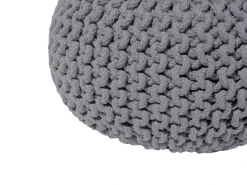 Pouf CONRAD Cotone Grigio