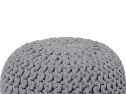 Pouf CONRAD Cotone Grigio
