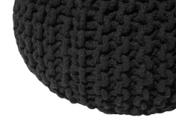 Pouf CONRAD Cotone Nero
