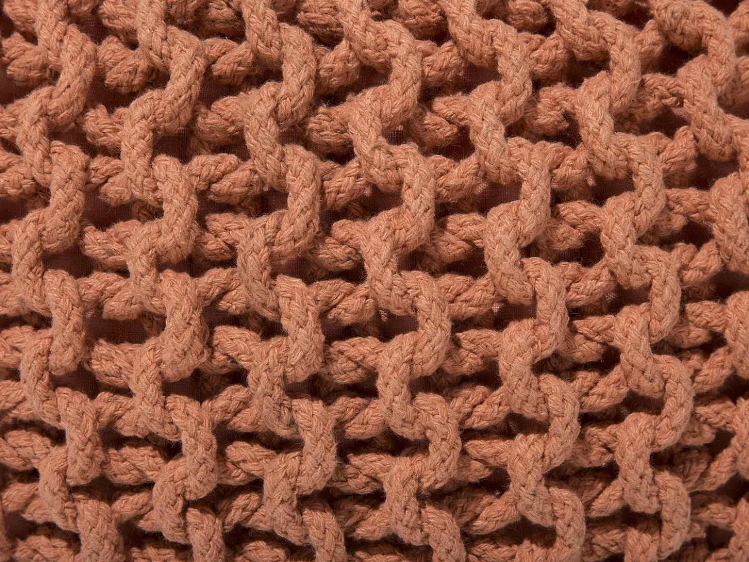 Pouf CONRAD Cotone Rame