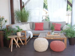 Pouf CONRAD Cotone Rame