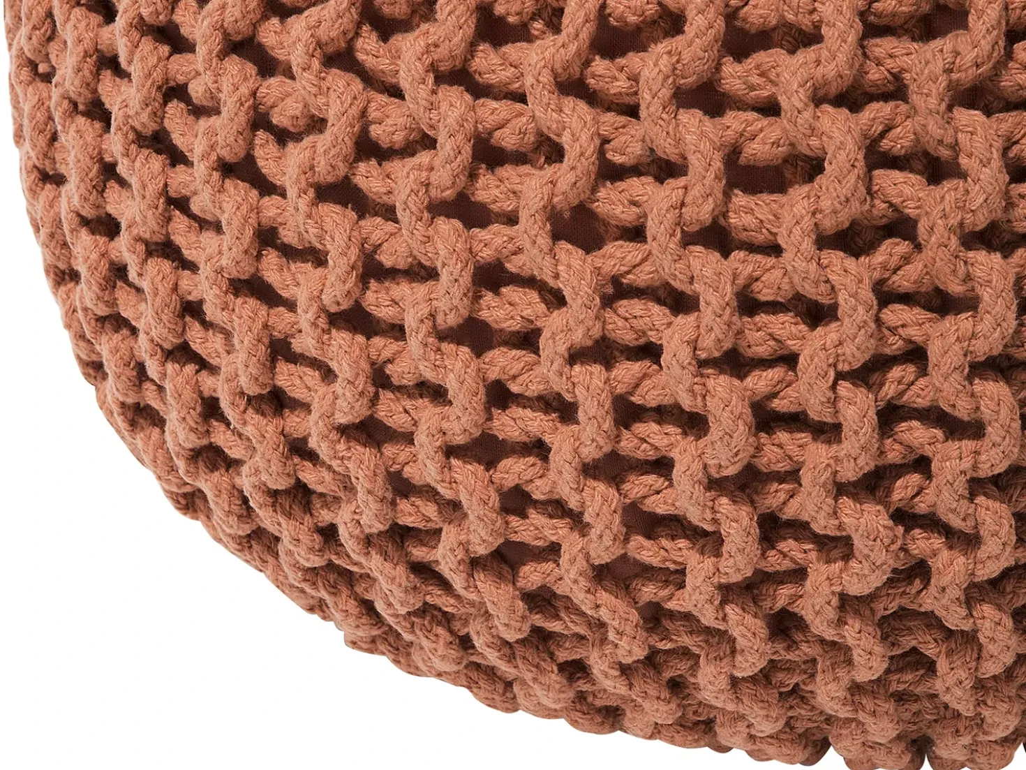 Pouf CONRAD Cotone Rame