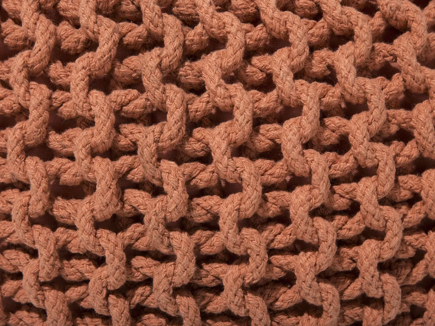 Pouf CONRAD Cotone Rame
