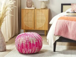 Pouf CONRAD Cotone Rosa
